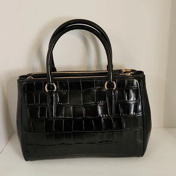 Coach Black Surrey Carryall Satchel Purse Bag - Picture 4 of 8